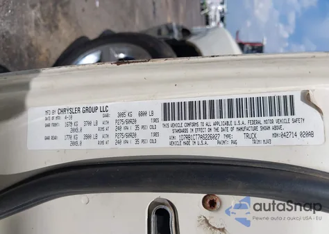 2010 Dodge Ram 1500 Slt/Sport/Trx из США, поврежденный, VIN 1D7RB1CT7AS226027